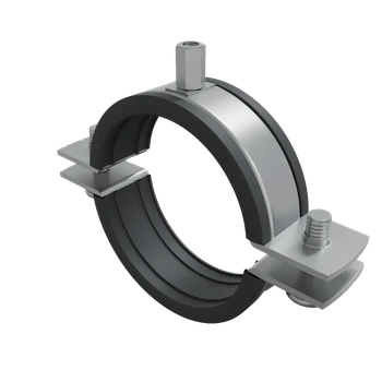 Хомут усиленный  с комби-гайкой М10/М12 4 1/2” (d120-129 мм)